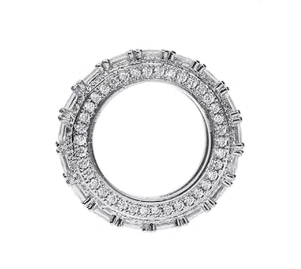 Iced-Out Eternity Ring