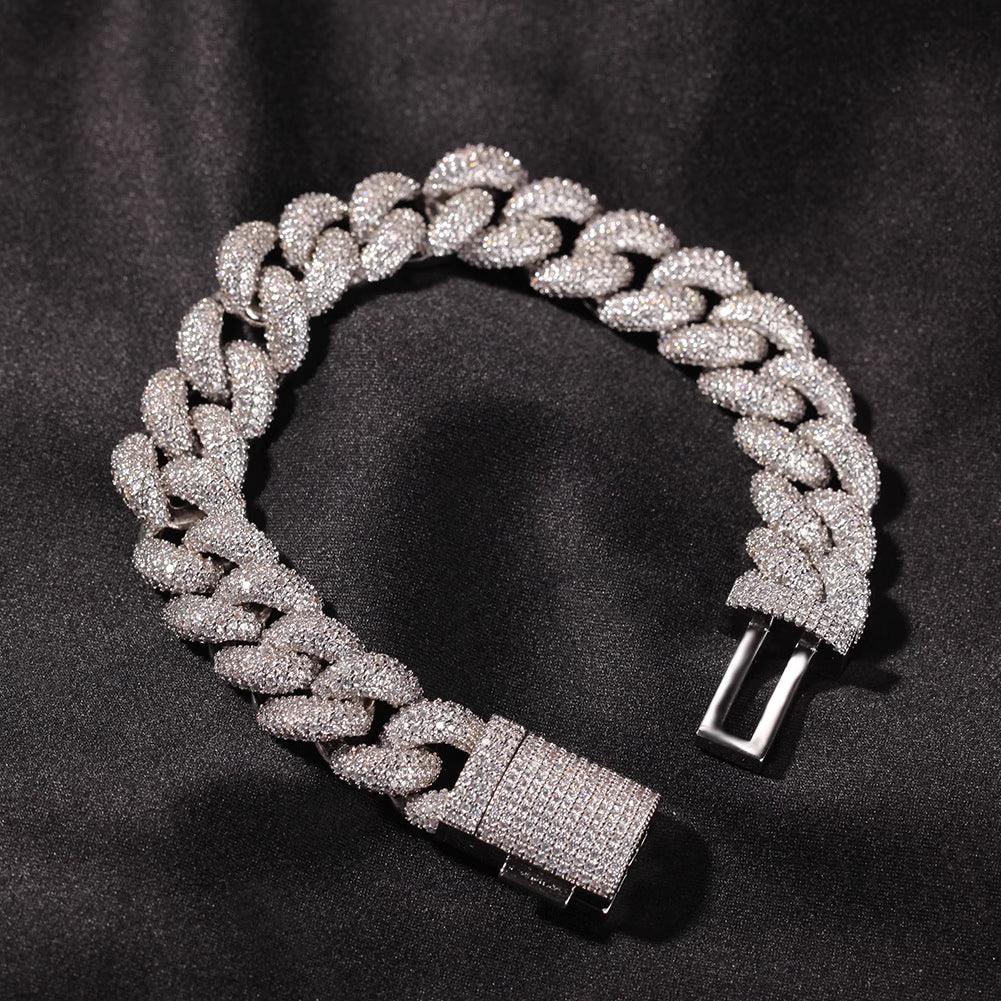Eterny Iced Cuban Bracelet | Bold Elegance Redefined